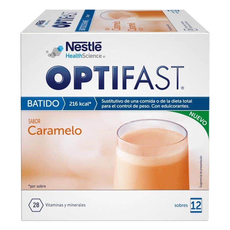 Nestlé Optifast Batido Caramelo 12 unidades