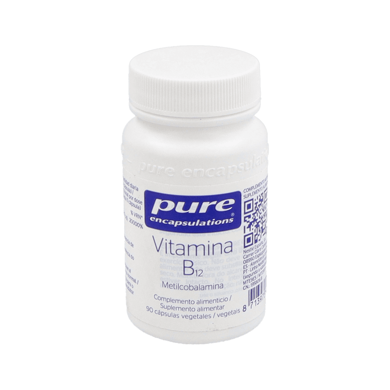 Pure Encapsulations Vitamina B12 90 cápsulas